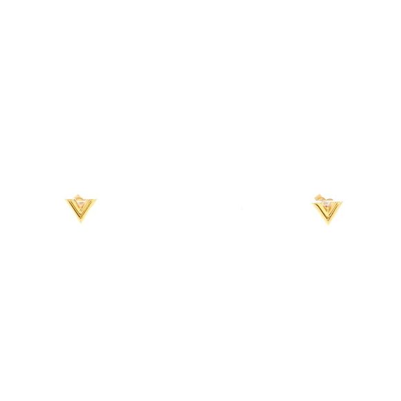 Louis Vuitton Jewelry Louis Vuitton Essential V Stud Earrings Metal